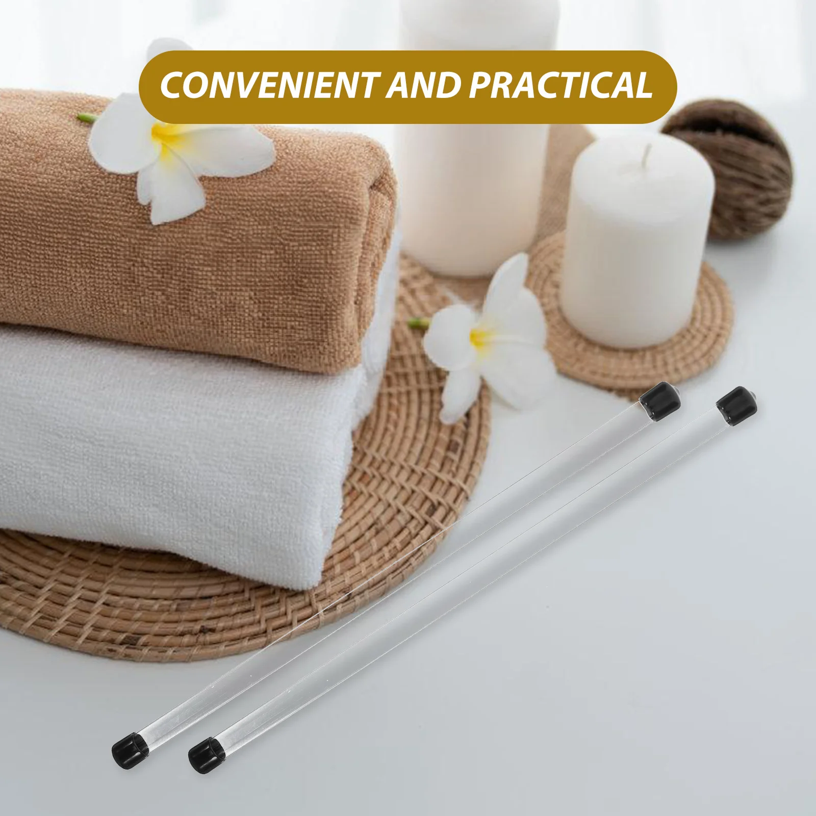 10Pcs Transparent Experimental Round Tubes Clear Plastic Storage Containers Aromatherapy Sample Tubes Corrosion Resistant Stick