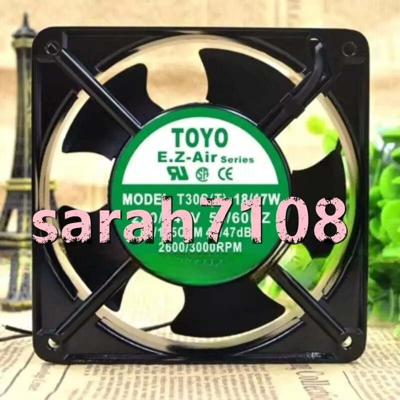 

1 шт. Новый TOYO E.Z-Air T30S(T) 18 Вт 12038 12 см 220/240 в чип охлаждающего вентилятора типа # LM