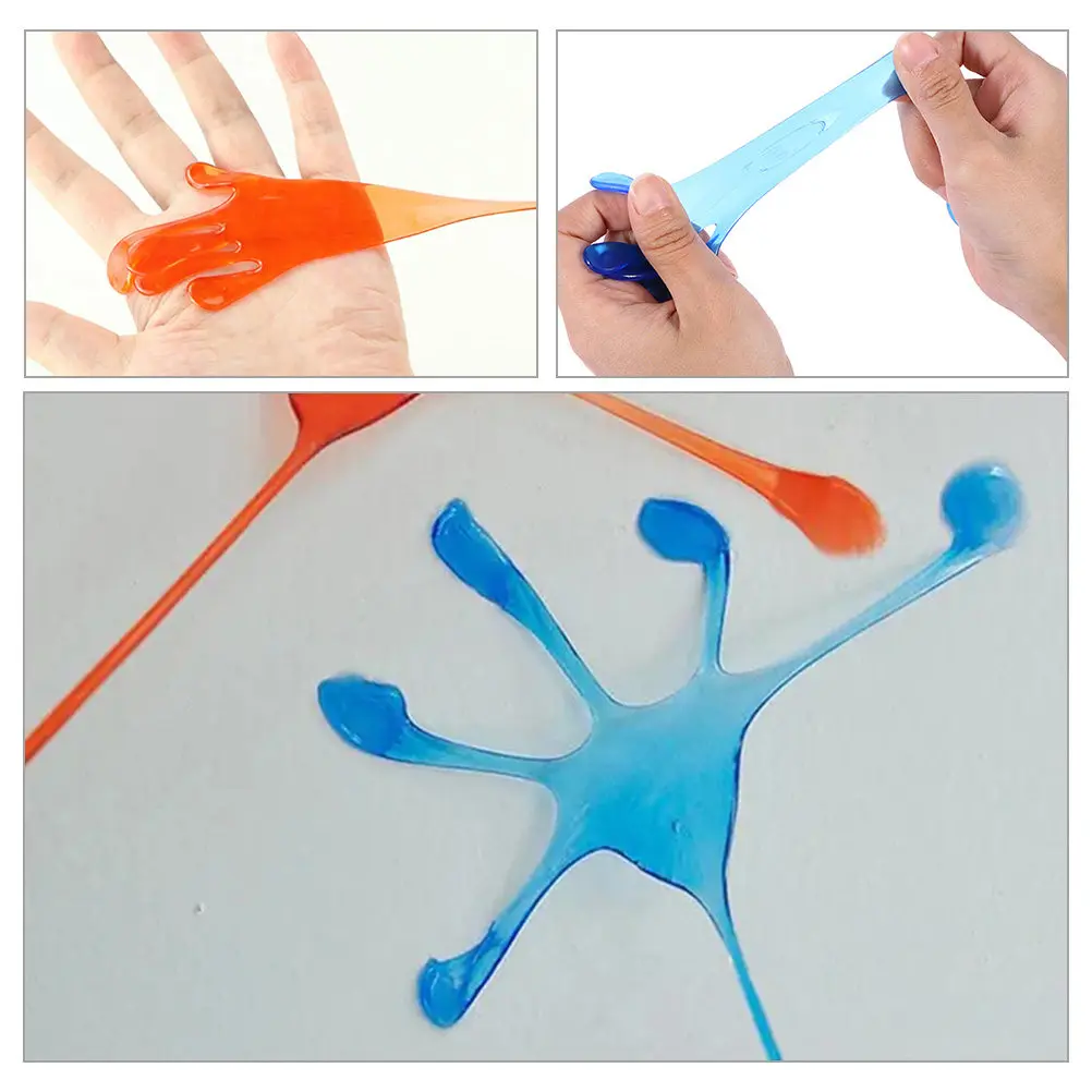 

30Pcs Hand Elastic Sticky Climb Wall Party Favors Kids Sensory Prizes Classroom Rewards Novelty Fun Sticky Stretchy Favors