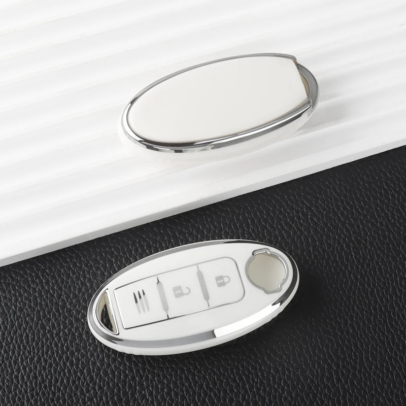 TPU Car Key Case for Nissan Qashqai X-Trail T32 T31 Note Juke J10 J11 Kicks Tiida Pathfinder Infiniti Car Key Cover Accessories