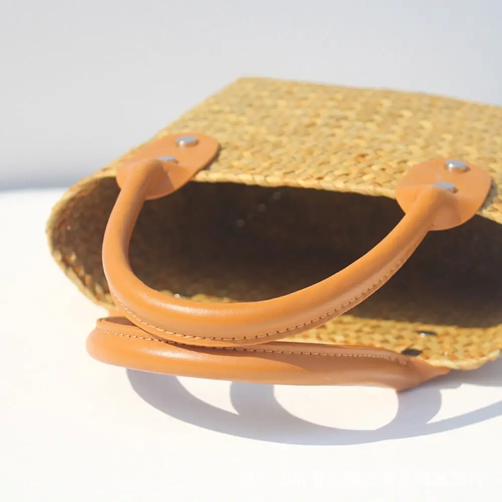 NEW Straw Woven Women Bag Summer Beach Bag New Versatile Shoulder Bag Fashion Rattan Handbag Tote Bag Large Capacity