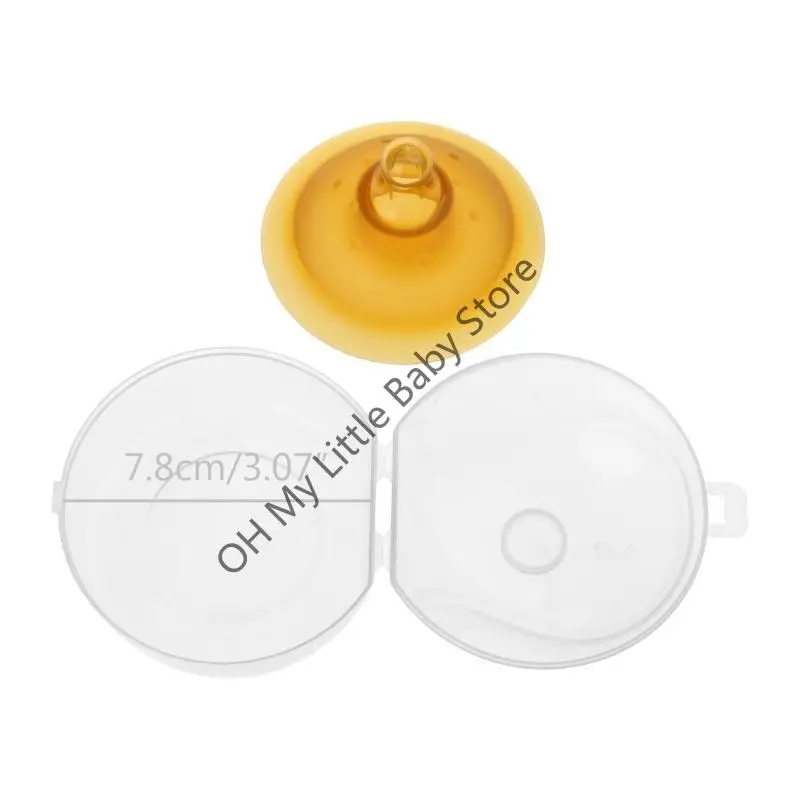 M76C طبقة مزدوجة حلمة السيليكون حامي الثدي الأم الرضاعة الطبيعية لغطاء درع غطاء وسادة الحماية #6