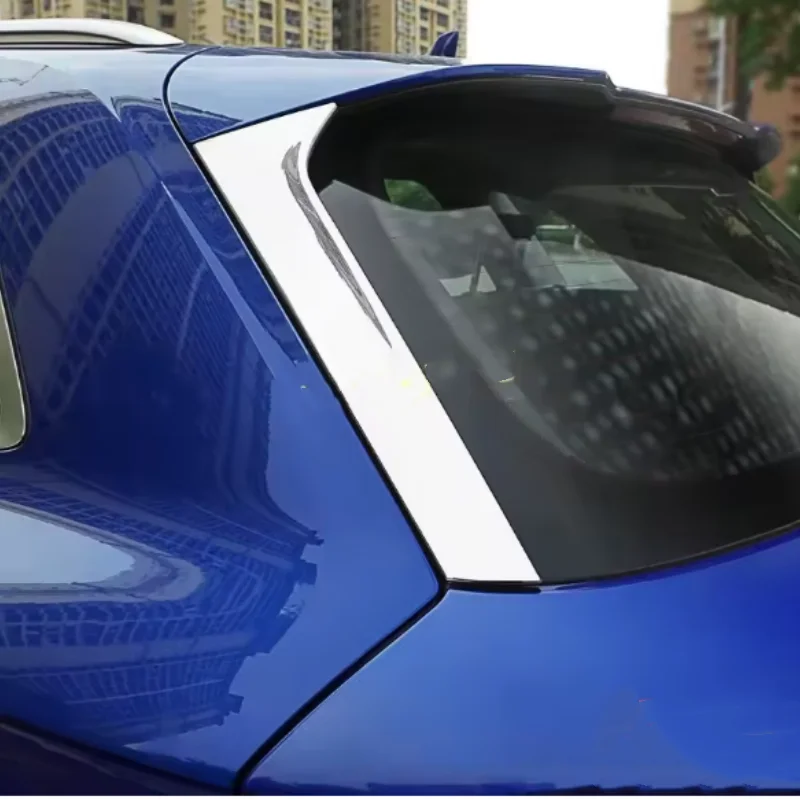 

For Audi Q5L 2018-2023 ABSCarbon Fiber Car Rear Window Spoiler Side Wing Trim Cover