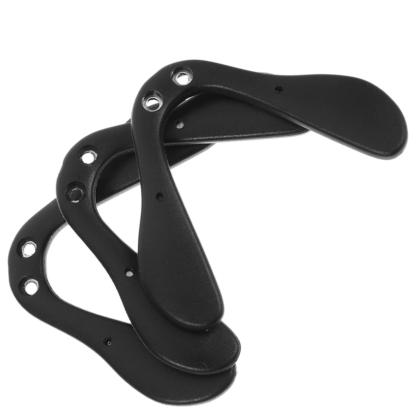 3 قطع من وسادة أنف نظارات ركوب الدراجات للرياضات الخارجية، مشبك أسود قابل للتعديل، مريح وغير قابل للانزلاق، مناسب عالميًا #4