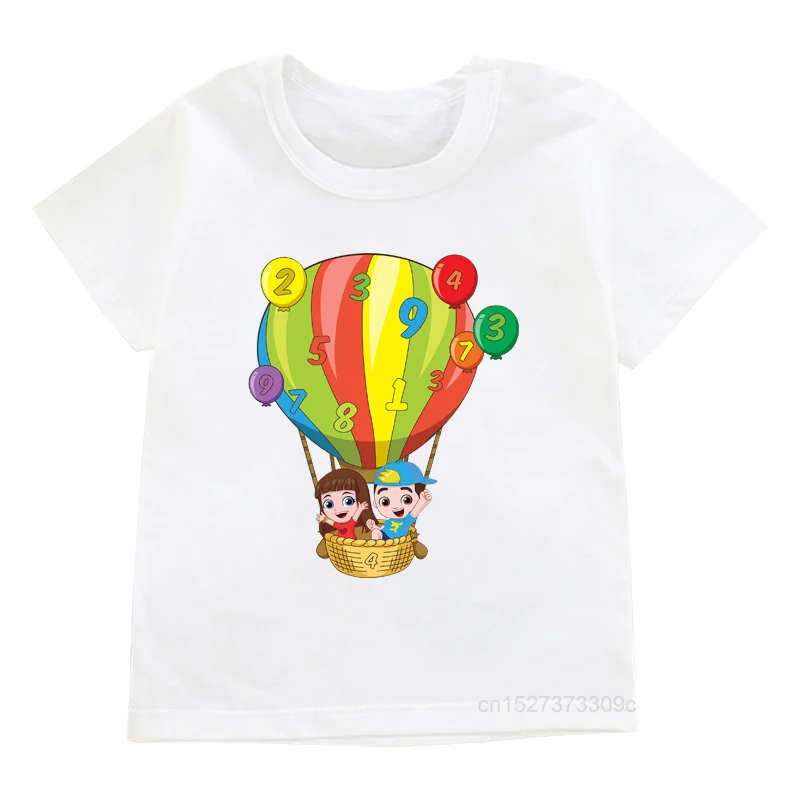 New Kids Funny Luccas Neto Cartoon Graphic Printing T-Shirts Boys Summer Casual Clothes Fashion Girls Tees Tops