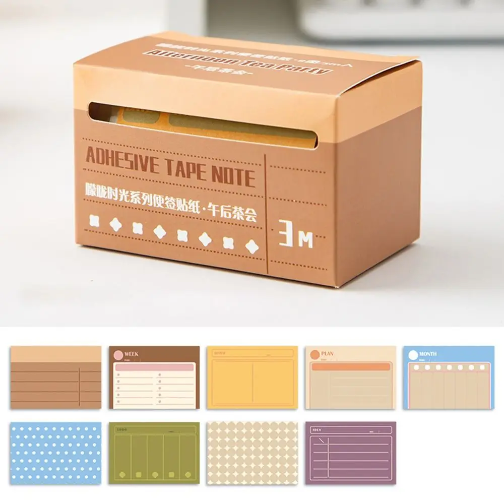 Sticky Reminder Pull-out Roll Label Sticker Reading Notes Journal Agenda Adhesive Tape Notes To Do List Keypoints Marker