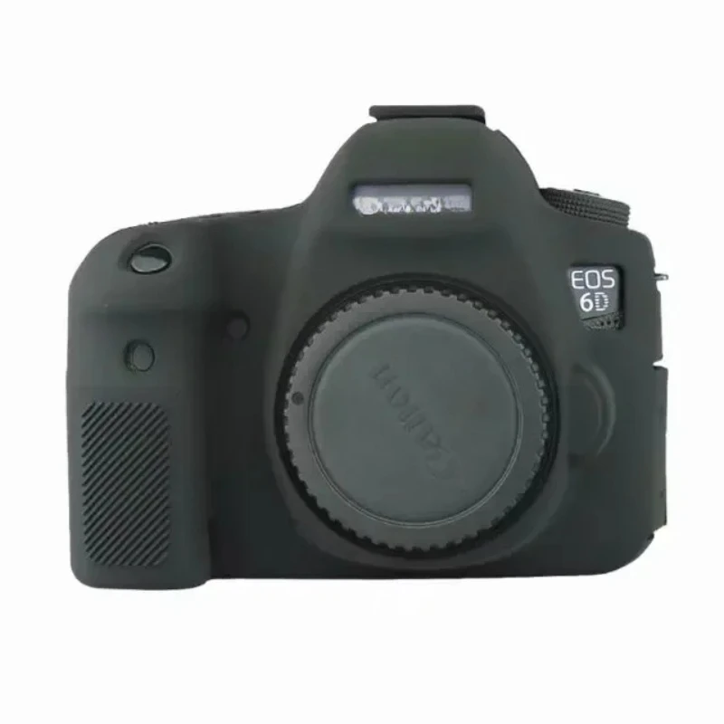 Nice Soft Silicone Armor Skin DSLR Rubber Camera Protective Case Body Cover Protector Bag for Canon 6D