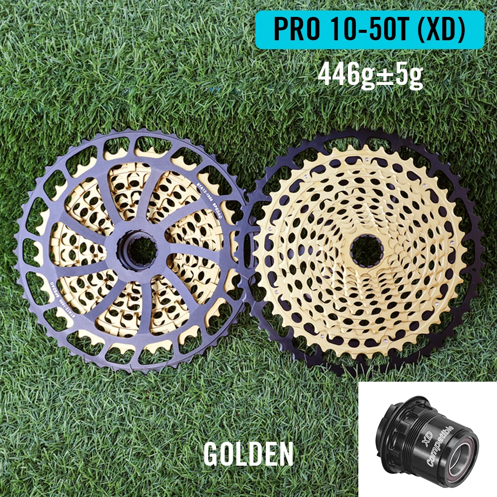 SPEDAO 12 Speed MTB Cassette 10-52T 10-50T 11-50T XD HG Vrijloop Lichtgewicht CNC K7 Tandwiel Aandrijflijn Upgrade Fiets Onderdelen - afbeelding 1