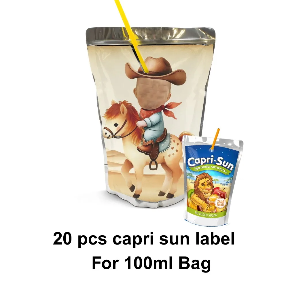 شخصية الأولى روديو كاوبوي حفلة عيد ميلاد الحسنات مجموعة أكياس موضوع الغربية لوحات وجبة خفيفة مغلفة الحلوى مخصص الطرف الديكور #3