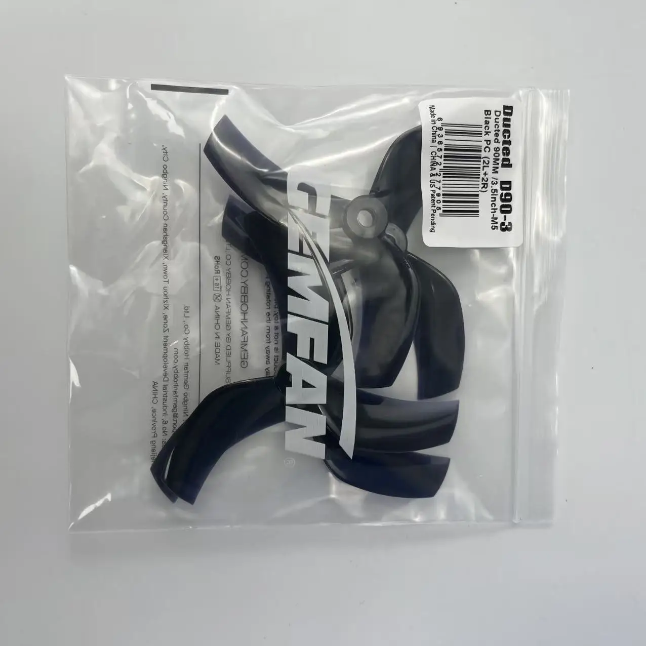 ماكينة معبر Qianfeng GEMFAN D90 مروحة 3 شفرات 3.5 بوصة مناسبة للظل الأسود GEPRC CineLog35 #5