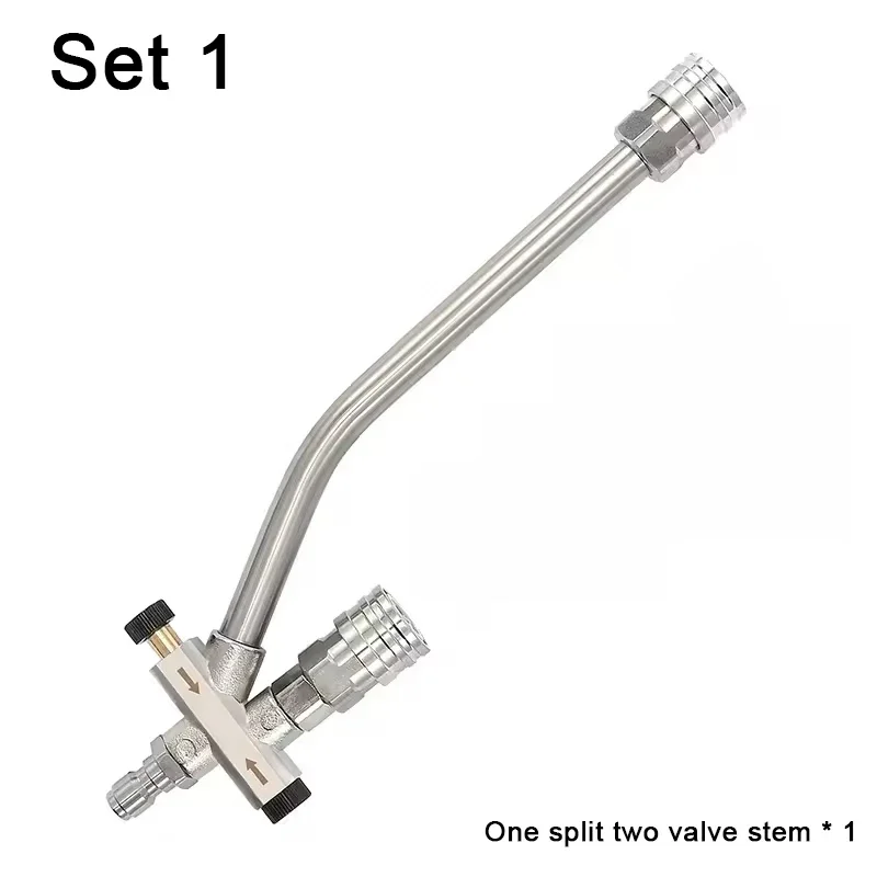 ダブルエンドコネクタとツール付きの高圧洗浄機,クイック接続スイッチ,1/4インチのダブルチップ付き,フォームノンおよびスプレーノズル用