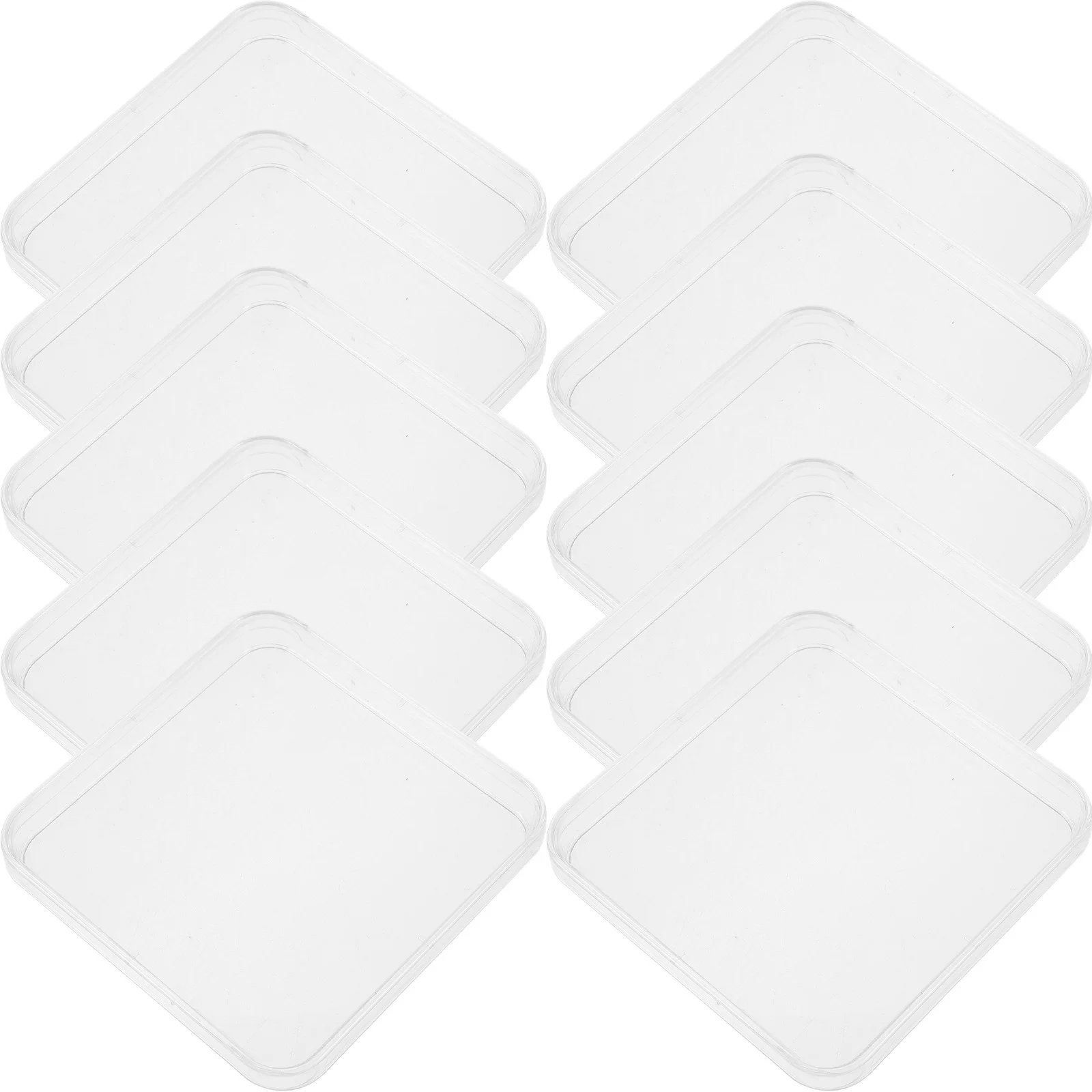 10 قطعة أطباق بتري للاستعمال مرة واحدة أطباق ثقافة بلاستيكية شفافة مع أغطية لتعليم الكيمياء وأبحاث العلوم المختبرية #6