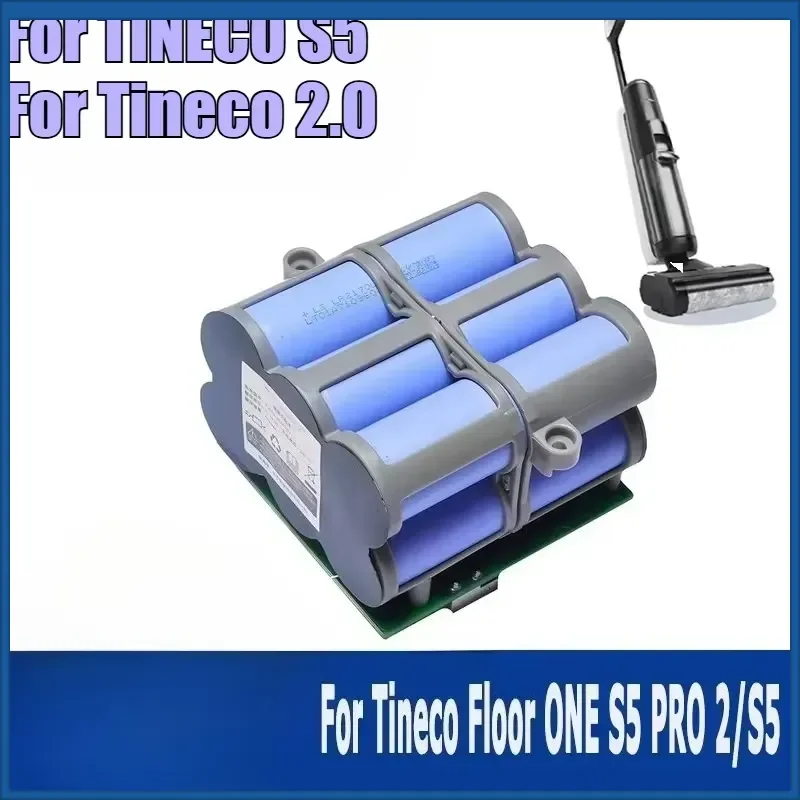 21.6V 4000mAh Cordless Floor Washer Battery For Tineco Floor ONE S5 PRO 2/S5 Smart/Steam Lithium Ion Battery