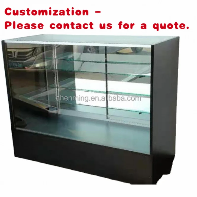 custom.Glass Jewelry Display Cabinet Showcase