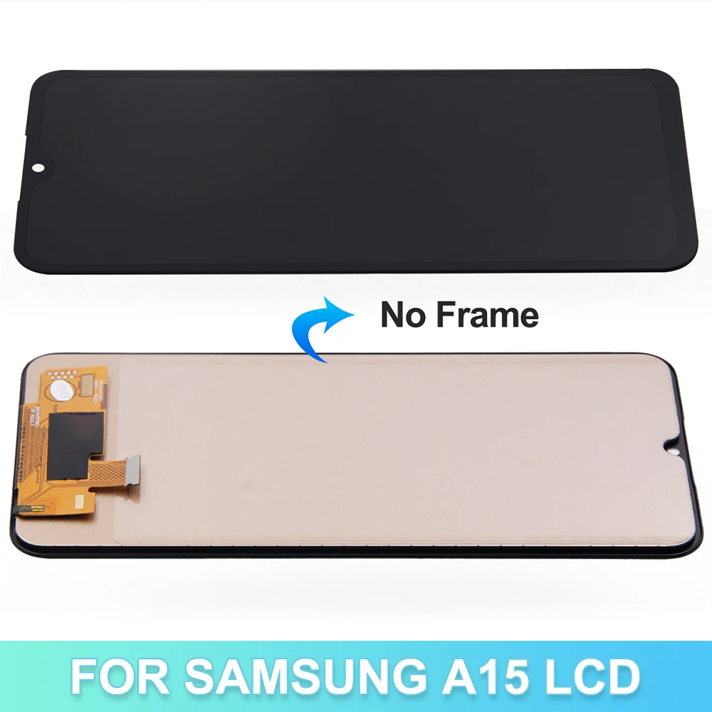 Tested For Samsung A15 SM-A155F LCD Display Touch Screen Digitizer Assembly Replacement For Samsung A15 5G SM-A156B LCD