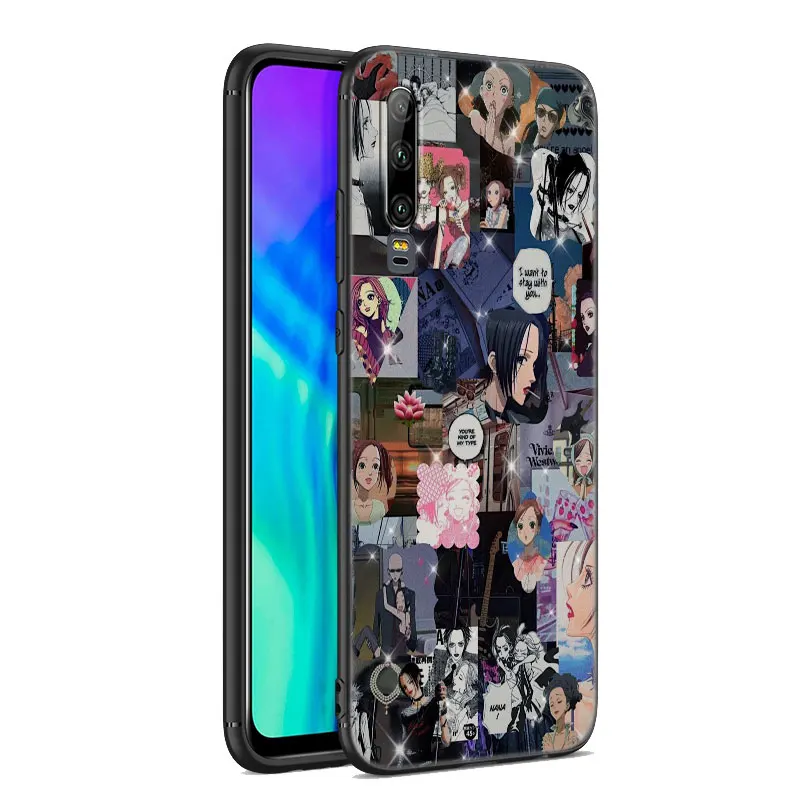 NaNa Osaki Anime Phone Case For Huawei P20 P30 P40 P50 P Smart Z S Pro P8 P9 P10 Lite 5G E 2017 2018 2019 2020 2021 Black Cover