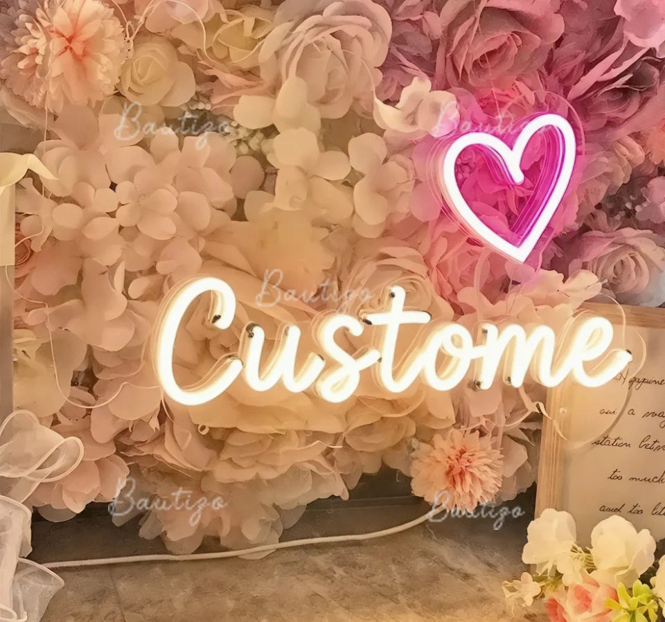 Room Decor & Business Logo Custom Signs: 3D Acrylic Neon/LED Lights for Barber Bars, Cafés, Beauty Salons, Parties & Birthdays