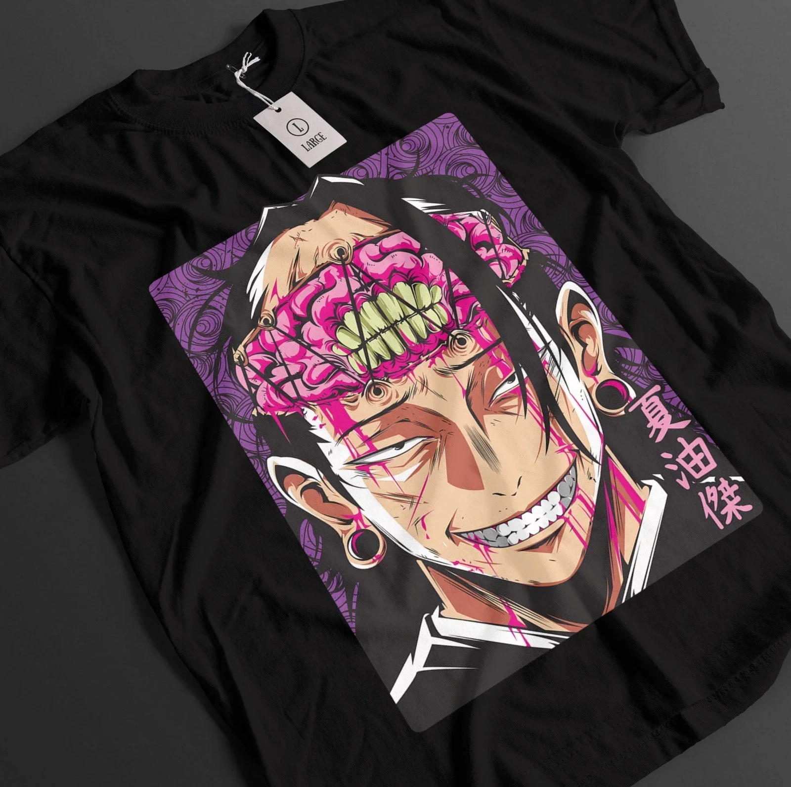 2026 Summer Jujutsu Kaisen Retro Cosplay T-shirt Men's Super Casual Cotton Printed Short-sleeved Unisex Children's Sports Shirt