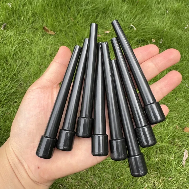 Black Hookah Tips Disposable Hookah Mouth Tips BPA-Free Individual Wrapped Long Tips Fit for Most Hookah Mouthpiece Handl