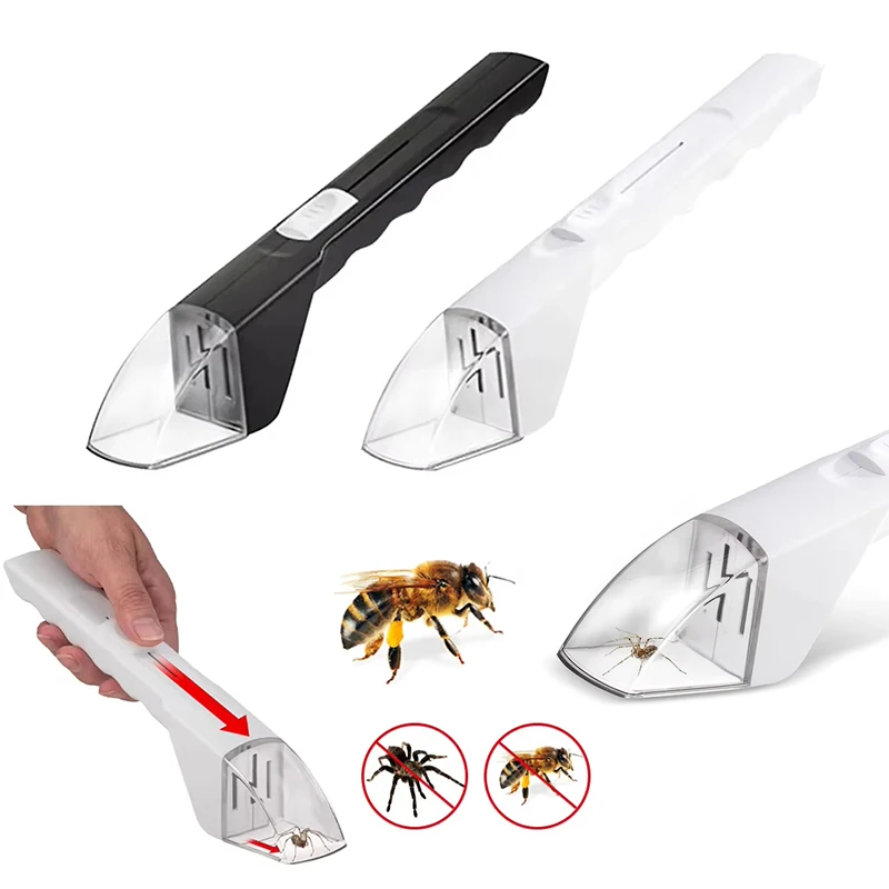 Insect Catcher Handheld Fly Grabber Spider Catcher Bug Insect Catching Tool Bee Clamp Insecten Vangen Artefact Insecten Val