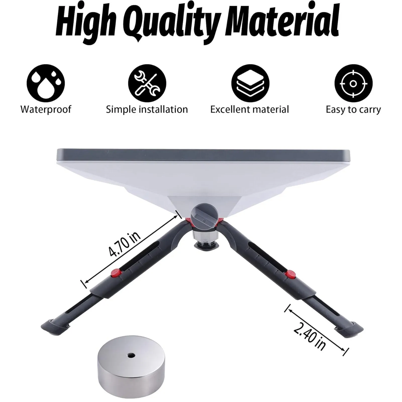 Aluminium Alloy Mini Tripod Stand for Starlink Mini 2024 Old Version Signal Base