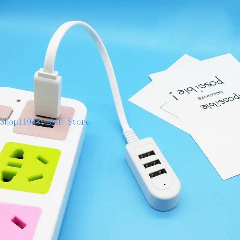 652F Multifunction High Speed 3 Port Usb Hub 3A USB Splitter Converter
