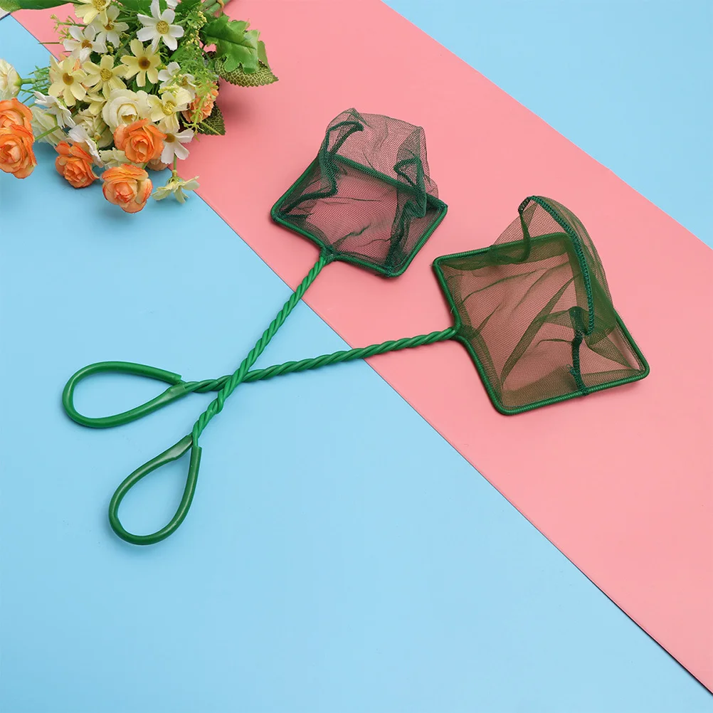 

3pcs Fish Net 4 5 6 Inch Nylon Mesh Aquarium Fishing Tool For Fish Shrimp Catching Tank Cleaning Heavy Duty Anti Slip Handle