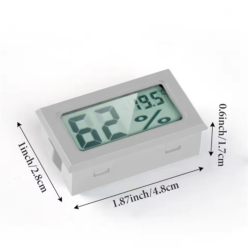 Mini Digital Display Indoor Temperature Humidity Meter Thermometer Hygrometer With Battery for 3D Printer Drying Box Cigar Boxs