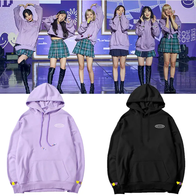 

Худи GIDLE Concert NEVERLAND: хлопковая толстовка с длинным рукавом и принтом в уличном стиле для женщин, повседневная, свободного кроя