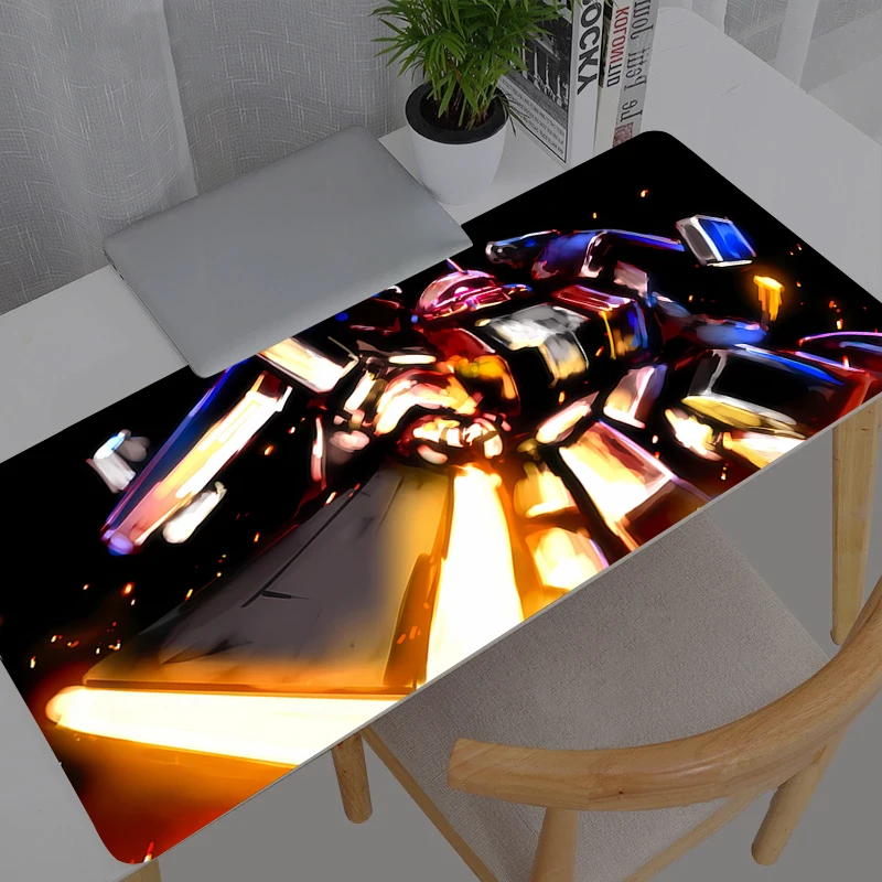 Computer Varmilo Keyboard Mouse Pad Anime Gaming Accessories Mobile Suit Gundam Table XXL Gamer Carpet Desk Mat  Mousepad