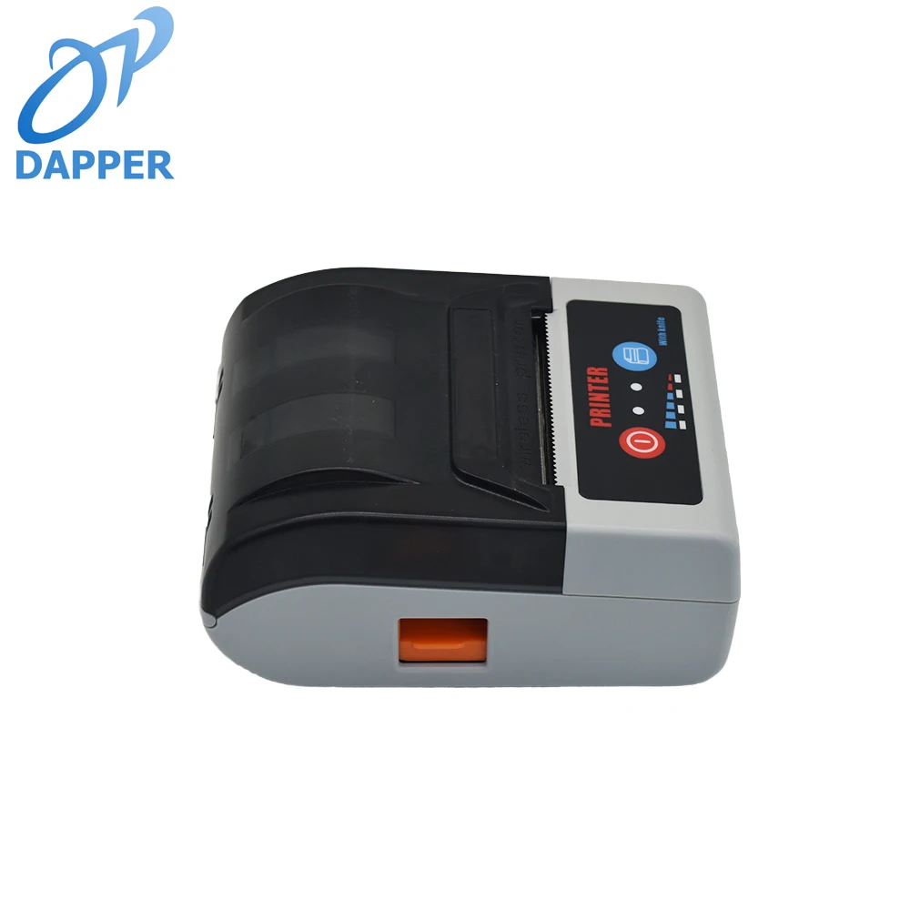 Portable Industrial Printer with Auto Cutter 58mm Mini Thermal Receipt Printer Compatible Label Paper for Android IOS Phone