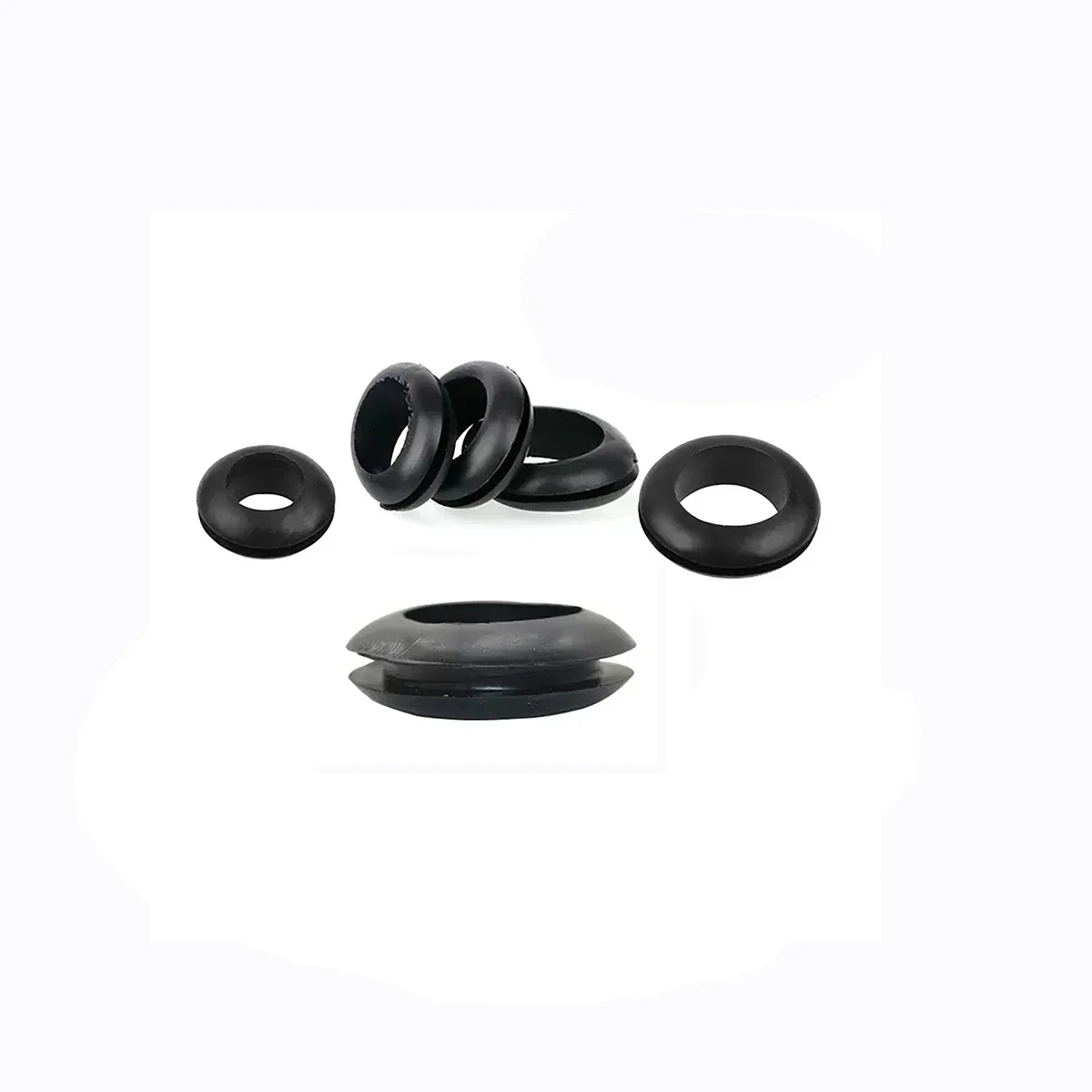 Thickened Version Rubber Double-Sided Protective Ring/Sleeve Through Hole O-Ring Waterproof Sealing Ring