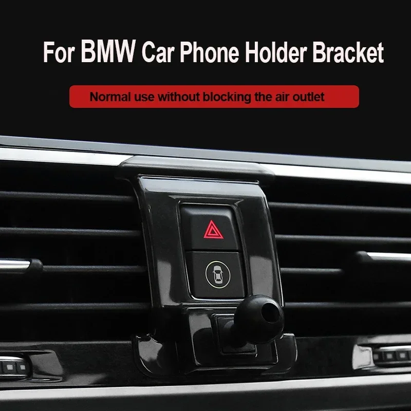 

Car Phone Holder Base Bracket Center Air Vent Mount For BMW 1 2 3 5 6 7 Series X3 X4 X5 X6 X7 IX3 I3 I4 F20 F30 F34 For BMW MINI