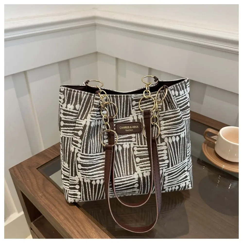 Прочная парусиновая сумка через плечо, повседневная большая сумка большой емкости, сумка для покупок