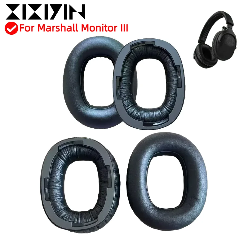 

XIXIYIN Replacement Ear Pads For Marshall Monitor III Headphones Ear Cushions, Headset Earpads, Ear Cups Earmuffs