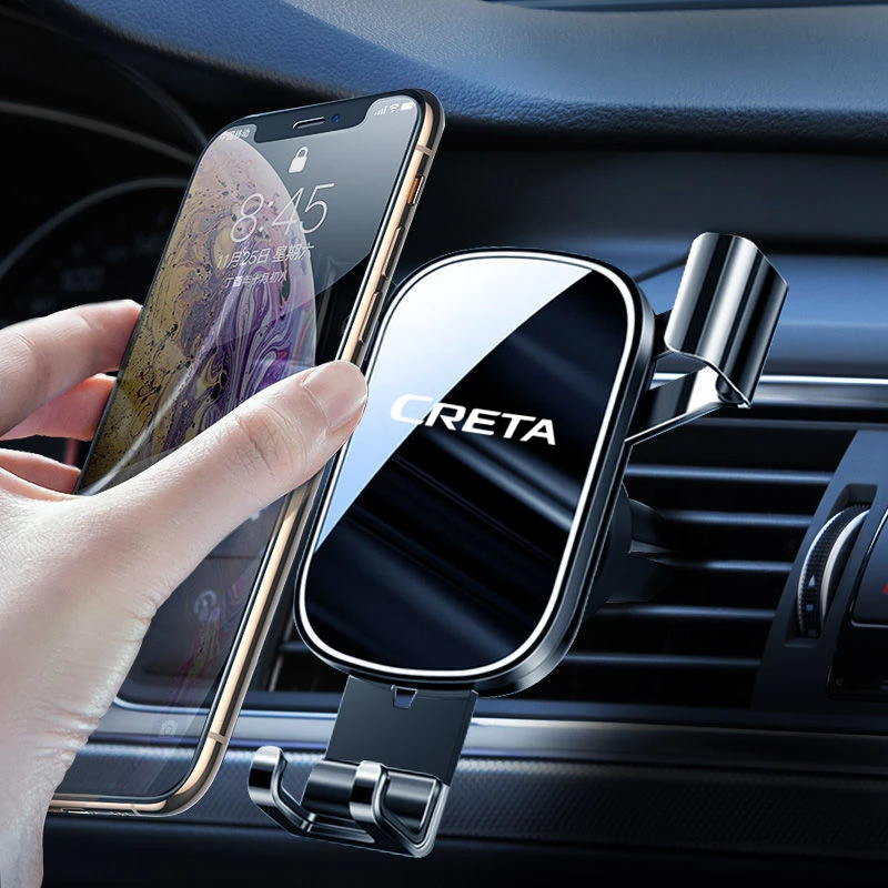 Car Phone Holder GPS Mobile Cell Support For iPhone 13 12 11 Pro Max X 7 8 Xiaomi Huawei Samsung For Hyundai creta ix25 2020 201