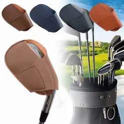 Golf Iron Head Cover Leather Golf Club Cover Protective Headcover Golf Accessories