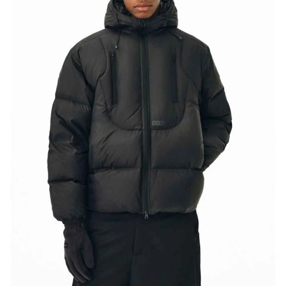 

2025 зимняя новая мужская однотонная хлопковая куртка с длинными рукавами, американский ретро-модный модный свободный повседневный мужской топ High Street