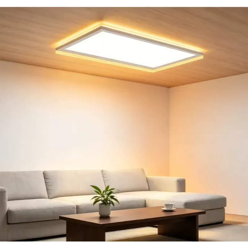 40W 50W LED Panel Surface Mount with Night Light ETL CETL DLC Certified CRI  Dimmable