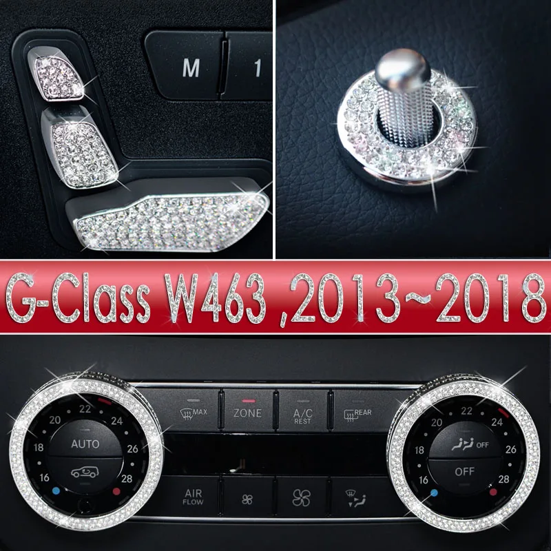 Diamond Decoration For Mercedes-Benz G-class W463 2013-2018 Refitted Vehicle G350 G500 Series Automotive Interior Renovation