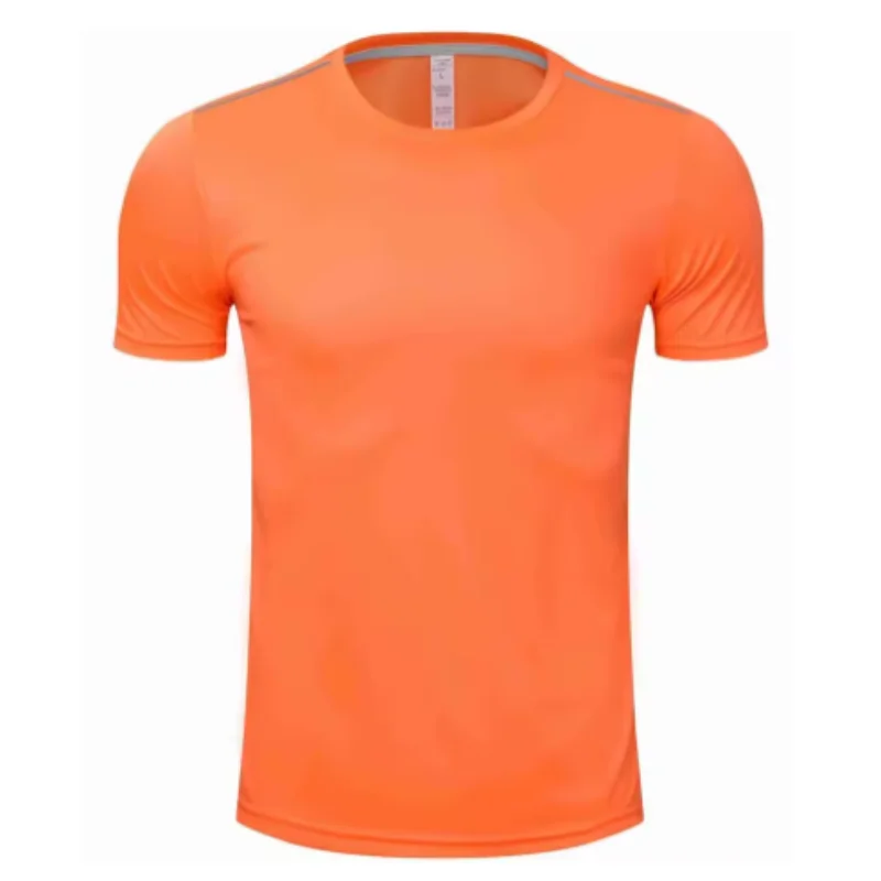 

Мужская быстросохнущая футболка с коротким рукавом для тренажерного зала, бега, тренировок, спорта, с круглым вырезом, влагоотводящая, легкая