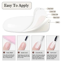 Vernis à ongles gel blanc laiteux Hassleless Pudding, vernis gel UV couleur pure, pour les professionnels et les débutants en nail art DIY 15ml 6