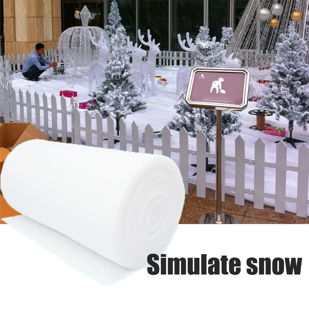 

Christmas Snow Cover Blanket Artificial Cotton Blanket For Christmas Tree Skirts Backdrop Decorations