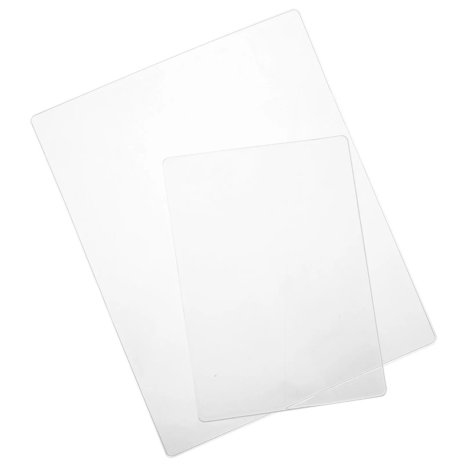 2Pcs Reusable Clear Gel Printing Plate A4 A5 7Mm Thick for Monoprinting Gel Plate Printmaking DIY Art Journaling Home Decor