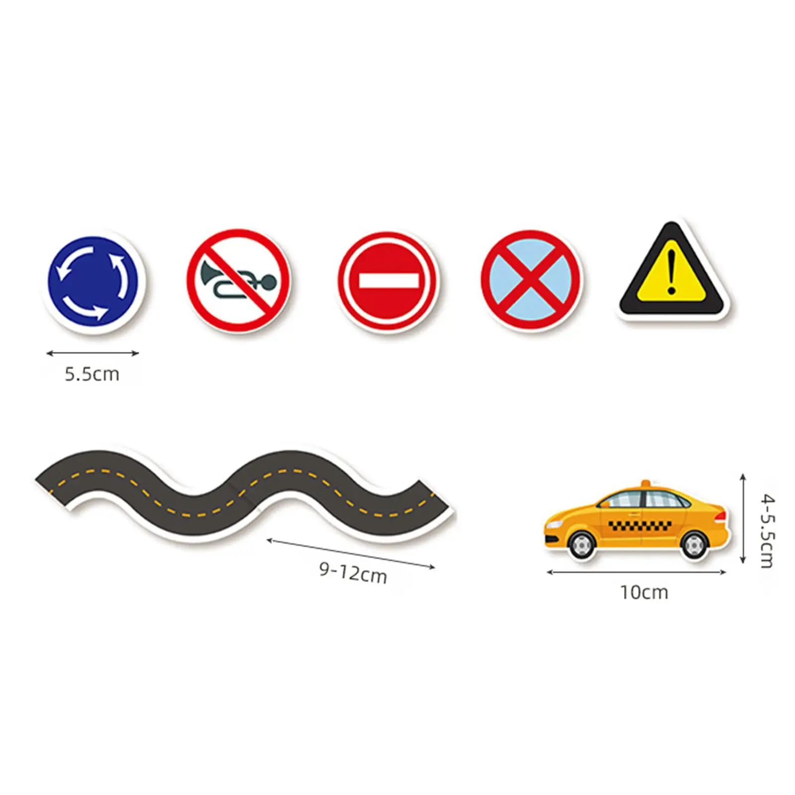 

Puzzle Traffic Cognition Multipurpose Gifts Soft for Home Activities Unisex