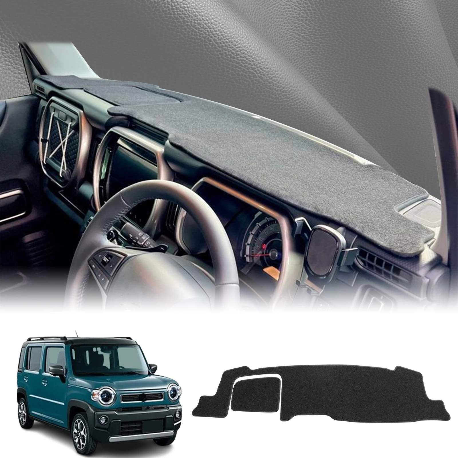 

fit for Suzuki Hustler MR31 MR52 MR92 RHD Car Dashmat Dashboard Cover Pad DashMat Sunshade Protective Carpet Accessories