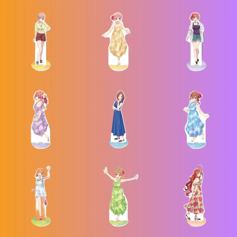 The Quintessential Quintuplets 15CM Acrylic figure stand Figure Desktop ornament Collecting accessories keychain