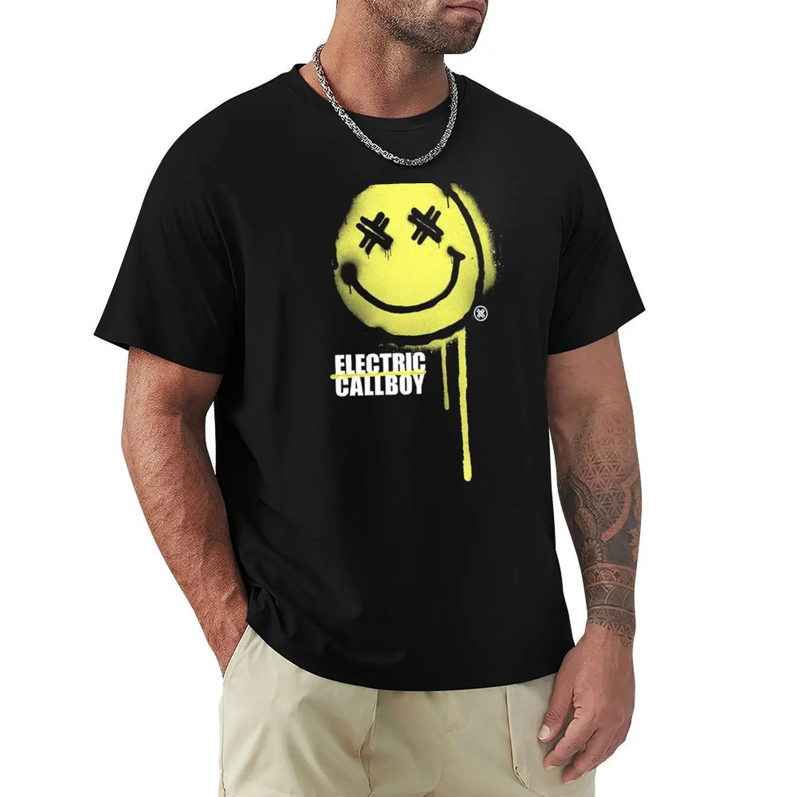 The-Smile-Of-Callboy T-Shirt Plus Size Gym Sports T-Shirt