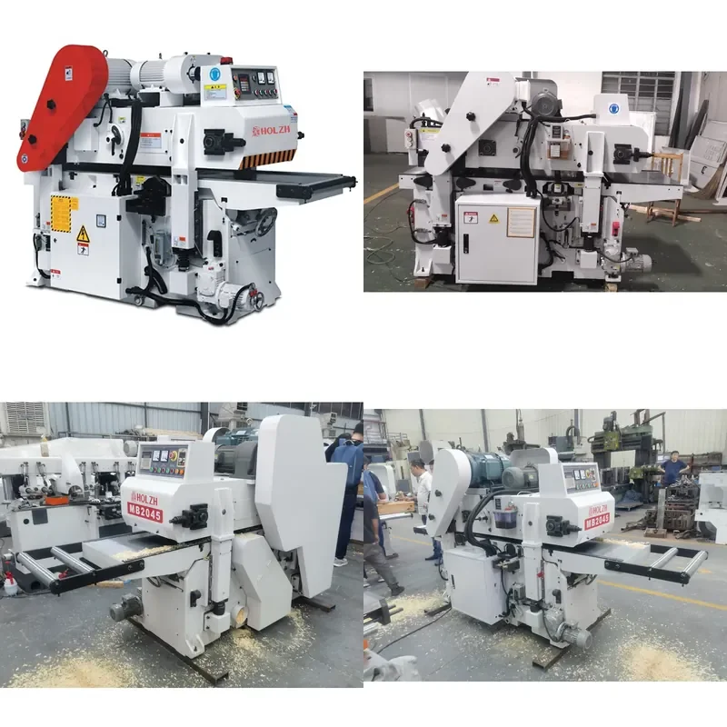 Heavy Duty Double Side Planer Table Woodworking Machine for Wood Furniture Surface Thickness Planing Tool