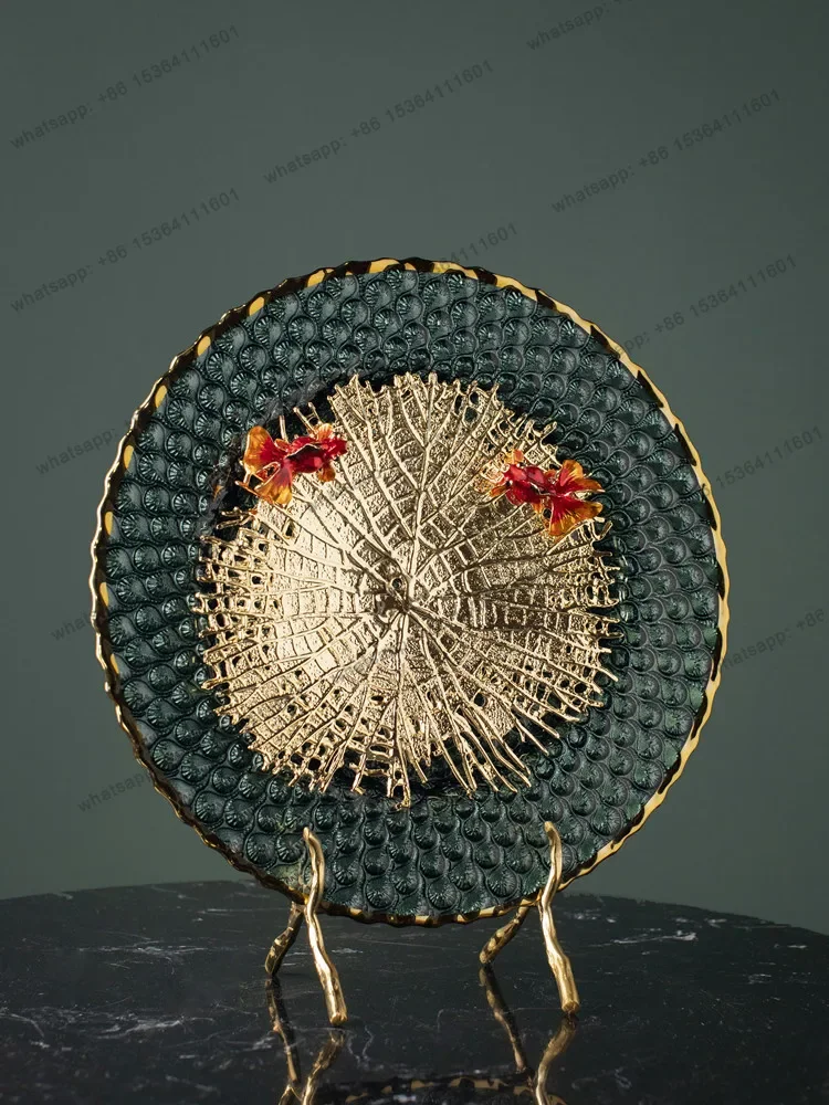 z.High-end decorations like a fish in the water, entrance new Chinese light luxury ornaments